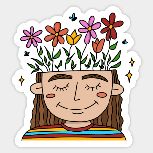 Flower Girl Sticker